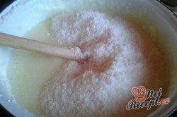 Příprava receptu Kokosové řezy s marmeládou - FOTOPOSTUP, krok 4