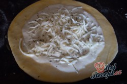 Příprava receptu Pita chlebíček se sýrem a jogurtem, krok 10