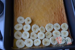 Příprava receptu Pokušení z čokolády s banány, krok 10