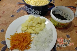 Příprava receptu Hrachová polévka s uzenými žebírky, krok 1