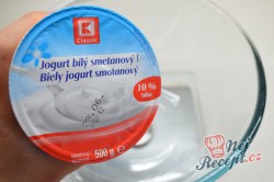 Příprava receptu Výborné jogurtové placky plněné lahodným sýrem připravené za 30 minut, krok 1