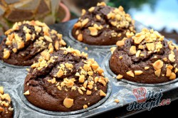 Příprava receptu Fantastické čokoládové muffiny bez pšeničné mouky plné kvalitní čokolády, krok 7