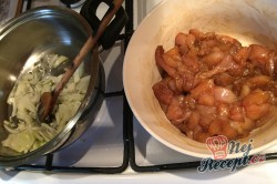 Příprava receptu Kuřecí kousky v krémově hořčičné omáčce, krok 3