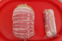 Příprava receptu Kuřecí/krůtí roláda se slaninou a sušenými rajčaty, krok 4