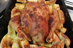 Příprava receptu Plněné kuře s nádivkou, krok 1