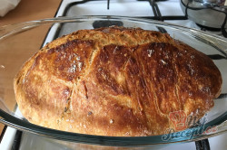 Příprava receptu Zázračný chlebíček bez hnětení, krok 8