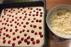 Příprava receptu Maďarský tvarohový koláč s třešněmi, krok 6
