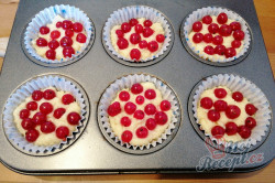 Příprava receptu Rychlé tvarohové muffiny s ovocem, krok 1