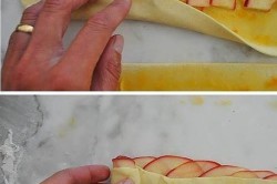 Příprava receptu Fenomenální růžičky z jablek a listového těsta, krok 3