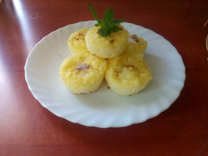 Recept Rýžové muffiny s tvarohem
