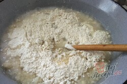 Příprava receptu Luxusní vanilkové věnečky se šlehačkou polité čokoládovou polevou, krok 1