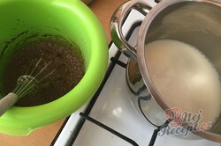 Příprava receptu Čokoládové kokosové pokušení, krok 5