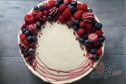 Příprava receptu Bezlepkový makový dort s malinami, krok 6