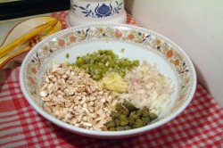 Příprava receptu Vepřové karé plněné houbami s česnekem, krok 1