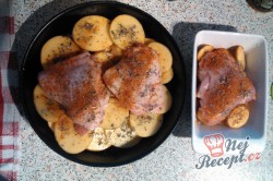 Příprava receptu Pečené kuře na řecký způsob, krok 7
