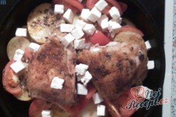 Příprava receptu Pečené kuře na řecký způsob, krok 11