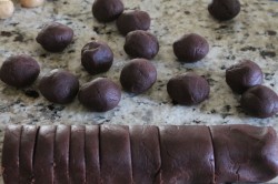 Příprava receptu Kakaové sušenky s arašídovým krémem, krok 2