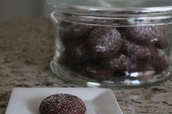 Příprava receptu Kakaové sušenky s arašídovým krémem, krok 6