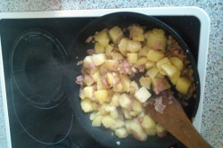 Příprava receptu Řízečky ze šunky se šunkovými bramborami, krok 5