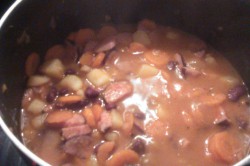 Příprava receptu Bramborový hrnec s fazolemi, krok 1