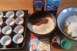 Příprava receptu Měkoučké muffinky jako pavučinka, krok 1