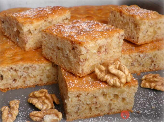 Recept Řecký medový koláč s ořechy