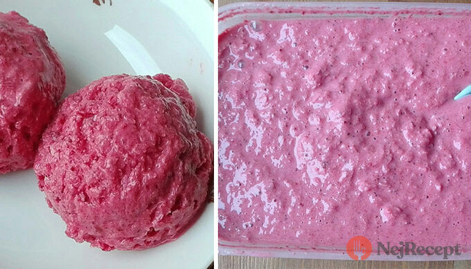 Recept Zdravý mražený jahodový jogurt/zmrzlina, připraveno za 5 minut ze 4 surovin