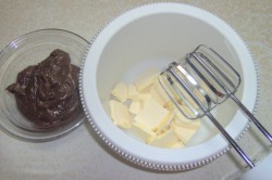 Příprava receptu Nepečený čokoládový dort s piškoty, krok 1