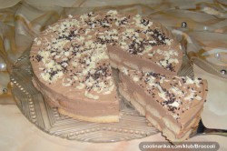 Příprava receptu Nepečený čokoládový dort s piškoty, krok 4
