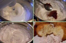 Příprava receptu Fantastické koblihy s jahodovou pěnou, krok 3