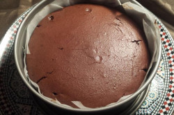 Příprava receptu Čokoladová buchta bez mouky a cukru, krok 3