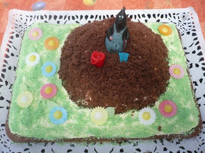 Recept Krtkův dort k narozeninám