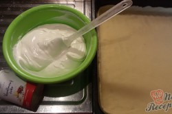 Příprava receptu Mřížkový jablečný koláček s tvarohem FOTOPOSTUP, krok 4
