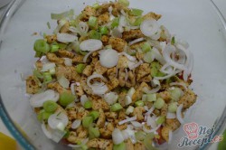 Příprava receptu Vrstvený Čína salát, krok 4