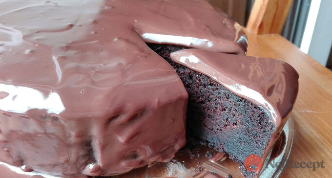 Recept Bláznivý kakaový dort