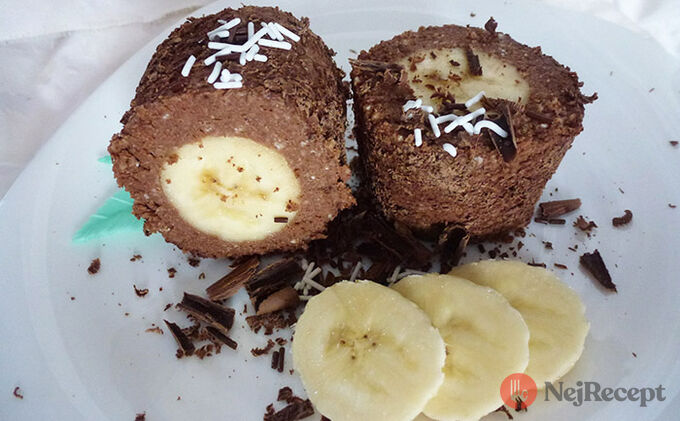 Recept Banány v tvarohovo čokoládové náplni - FOTOPOSTUP