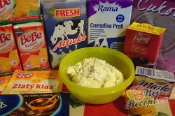 Příprava receptu Nepečený dort s vanilkovým krémem, krok 1