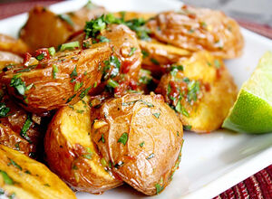 Recept Pikantní sladké brambory s limetkou