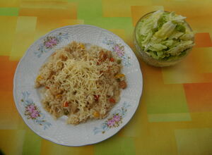 Recept Rizoto s kuřecím masem a zeleninou